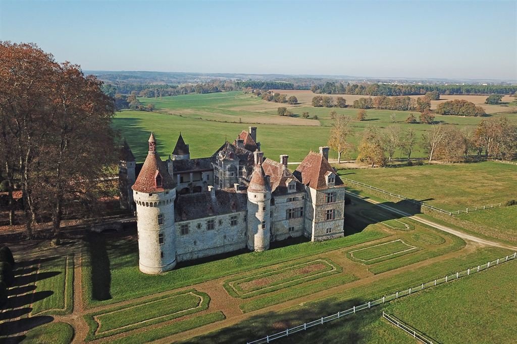 Superb French Listed Castle For Sale At 100 Km From In