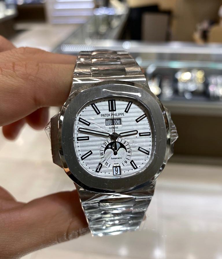 Patek Philippe “Tiffany & Co.” [New] Nautilus Annual Calendar In Hong Kong For  Sale (10848795)