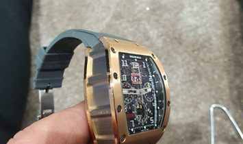 Richard Mille [2012 USED] RM 011 Rose Gold/Titanium Automatic Watch