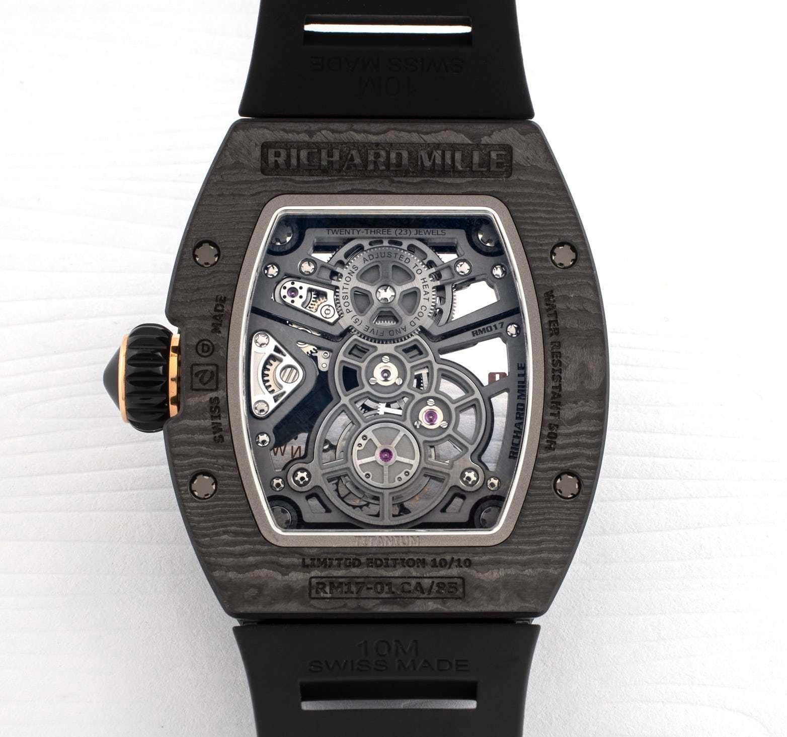 Richard Mille Rm 17 01 Black Ntpt Tourbillon Watch In Mong Kok, Hong Kong For Sale (10652456)