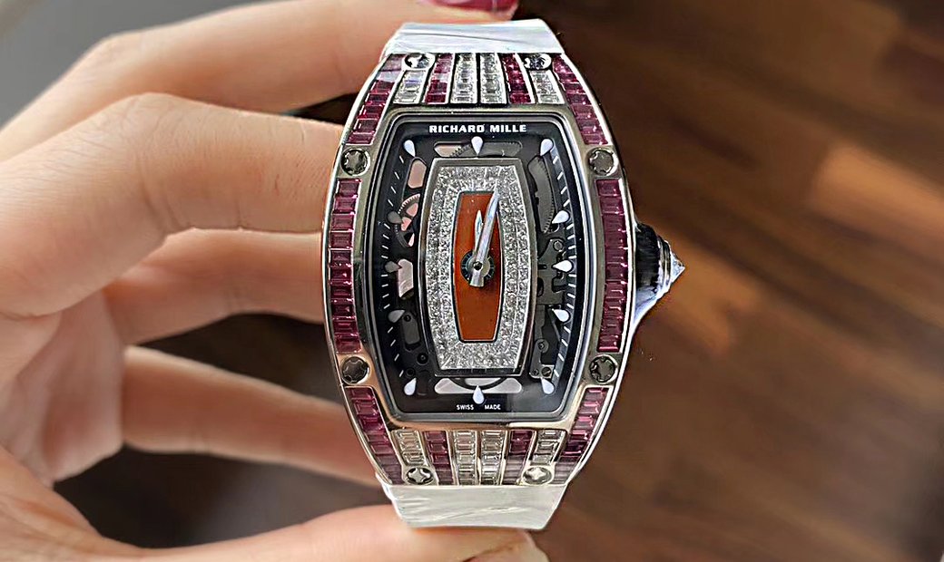 Richard Mille [NEW] RM 07-01 White Gold Baguette Ladies Watch