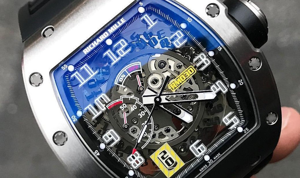 Richard Mille [NEW] RM 030 Automatic Titanium Watch