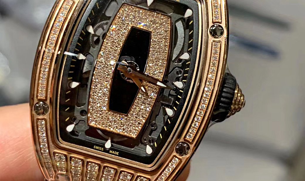 Richard Mille [NEW] RM 07-01 Rose Gold Med Set Diamonds Automatic Ladies
