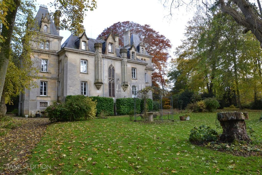 19th C. neogothicstyle chateau at the gates of Bayeux in BAYEUX