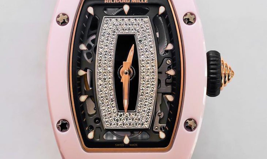 Richard Mille [NEW] RM 07-01 Pink Ceramic Automatic Ladies Watch