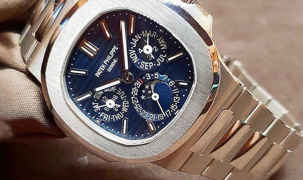 Patek Philippe New Nautilus White Gold Perpetual In Hong Kong Hong Kong For Sale 10404597
