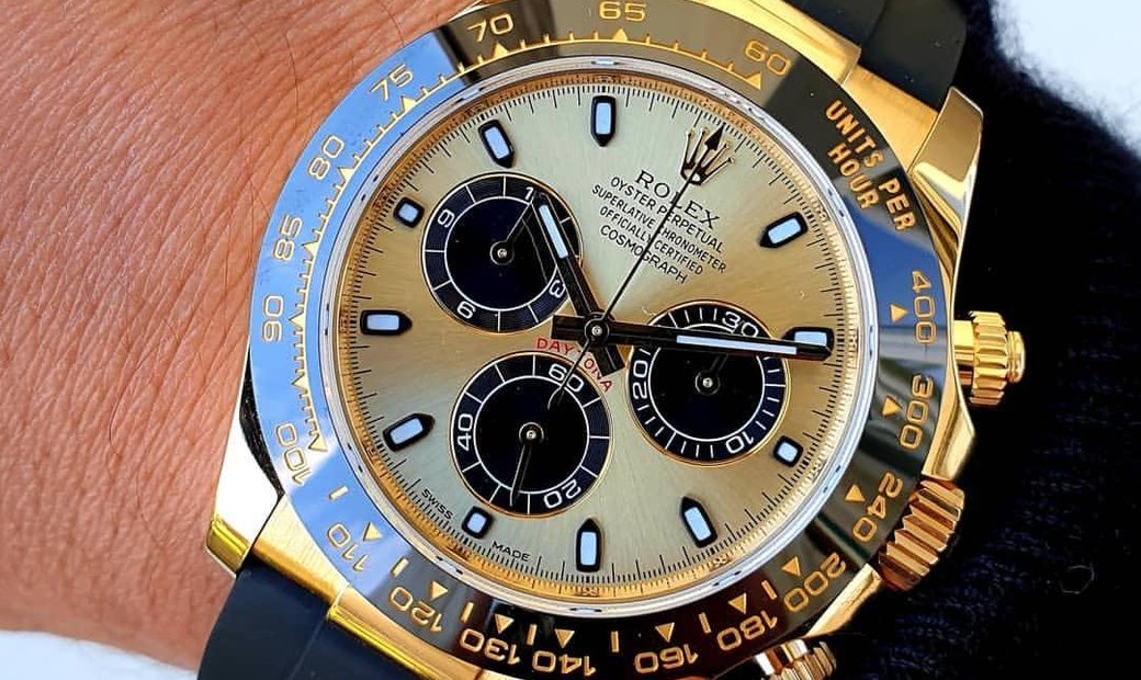 Rolex [NEW] Daytona 116518LN 余文樂 Champagne 40mm Yellow Gold Watch in ...