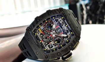 Richard Mille [NEW] RM 11-03 Black Carbon NTPT Flyback Chronograph Watch