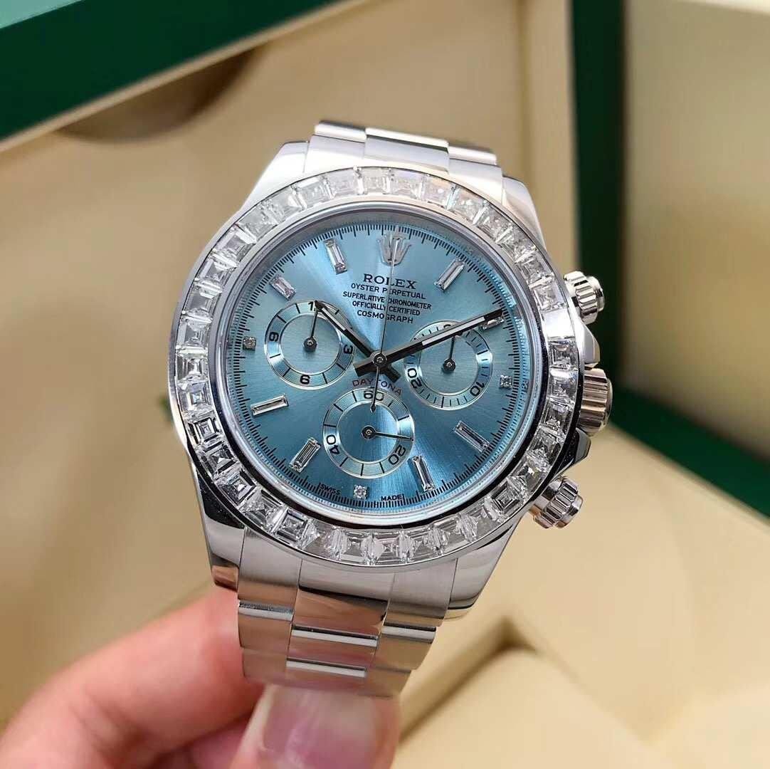 Rolex daytona ice blue diamond sale