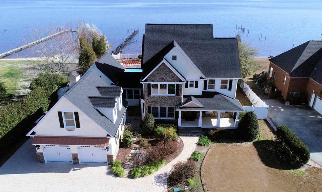 Incredible Waterfront Home, Spectacular Views In New Bern, Nc, United