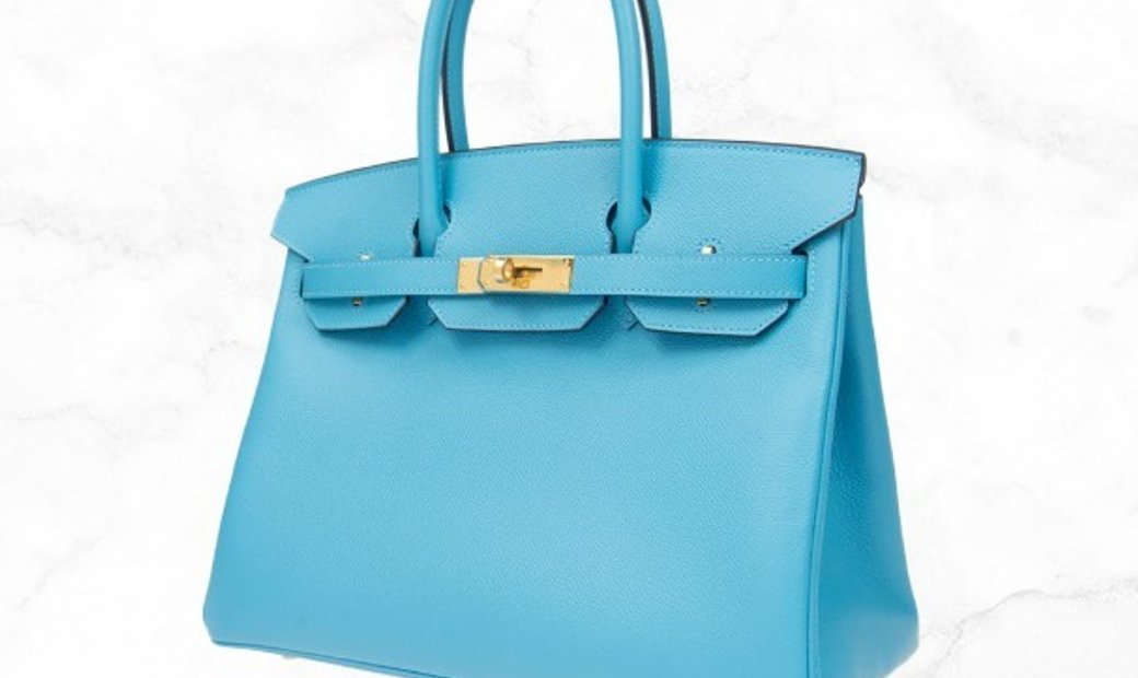 hermes light blue bag