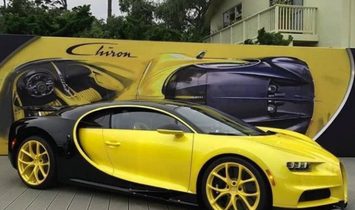 Jacob & Co. 捷克豹 [NEW MODEL] Bugatti Chiron Yellow 16 Cylinder Tourbillon (Retail:US$280,000)