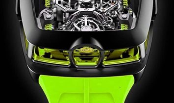 Jacob & Co. 捷克豹 [NEW] Bugatti Chiron Green 16 Cylinder Piston Engine Tourbillon (Retail:US$280,000)