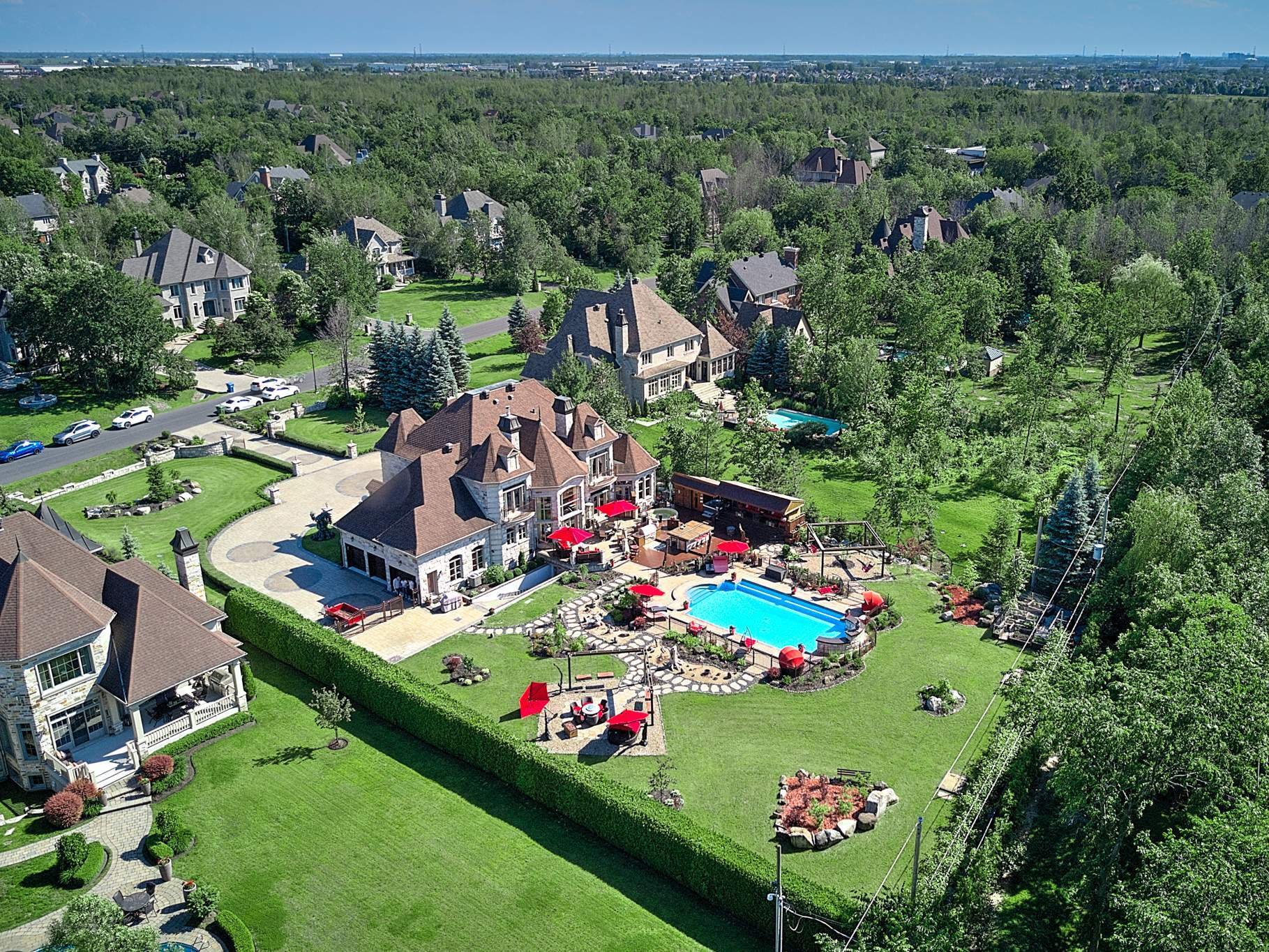 Castelesque Home with Stunning Garden in Boucherville, Canada for sale