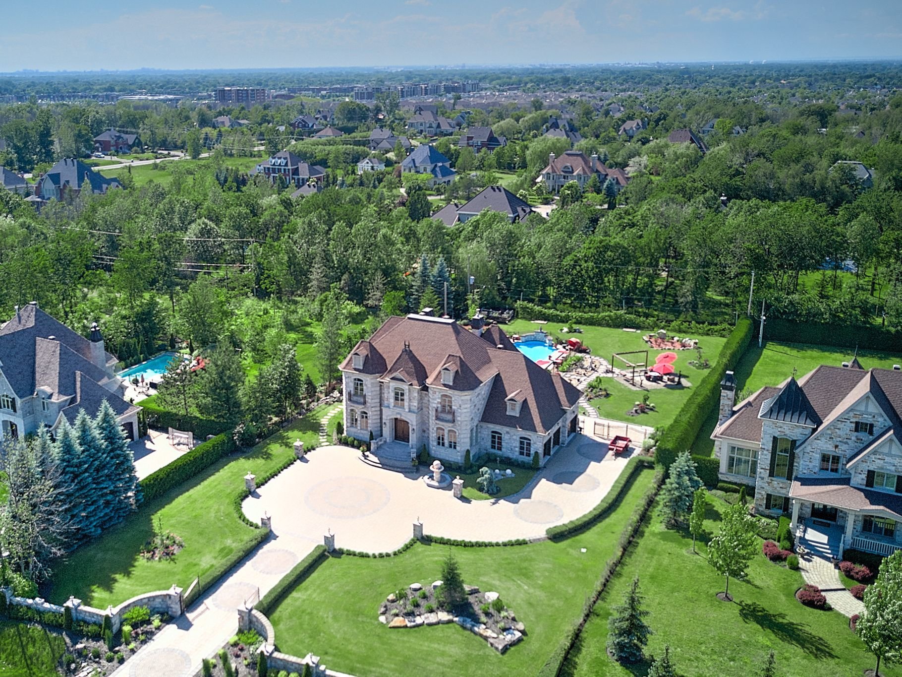 Castelesque Home with Stunning Garden in Boucherville, Canada for sale