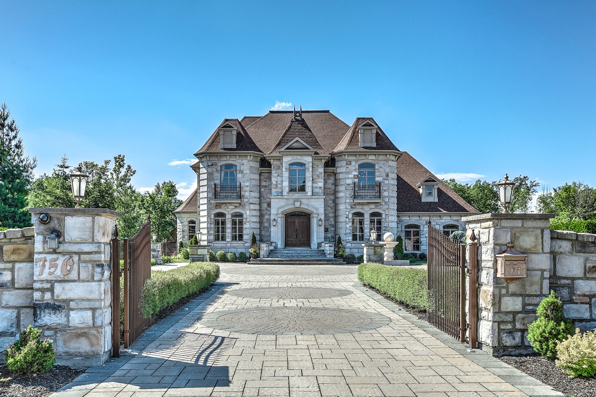 Castelesque Home with Stunning Garden in Boucherville, Canada for sale