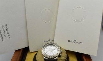 Blancpain Air Command Flyback Chronograph White Gold
