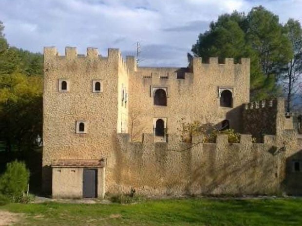 Slott i Alcoy, Valencia, Spanien 1