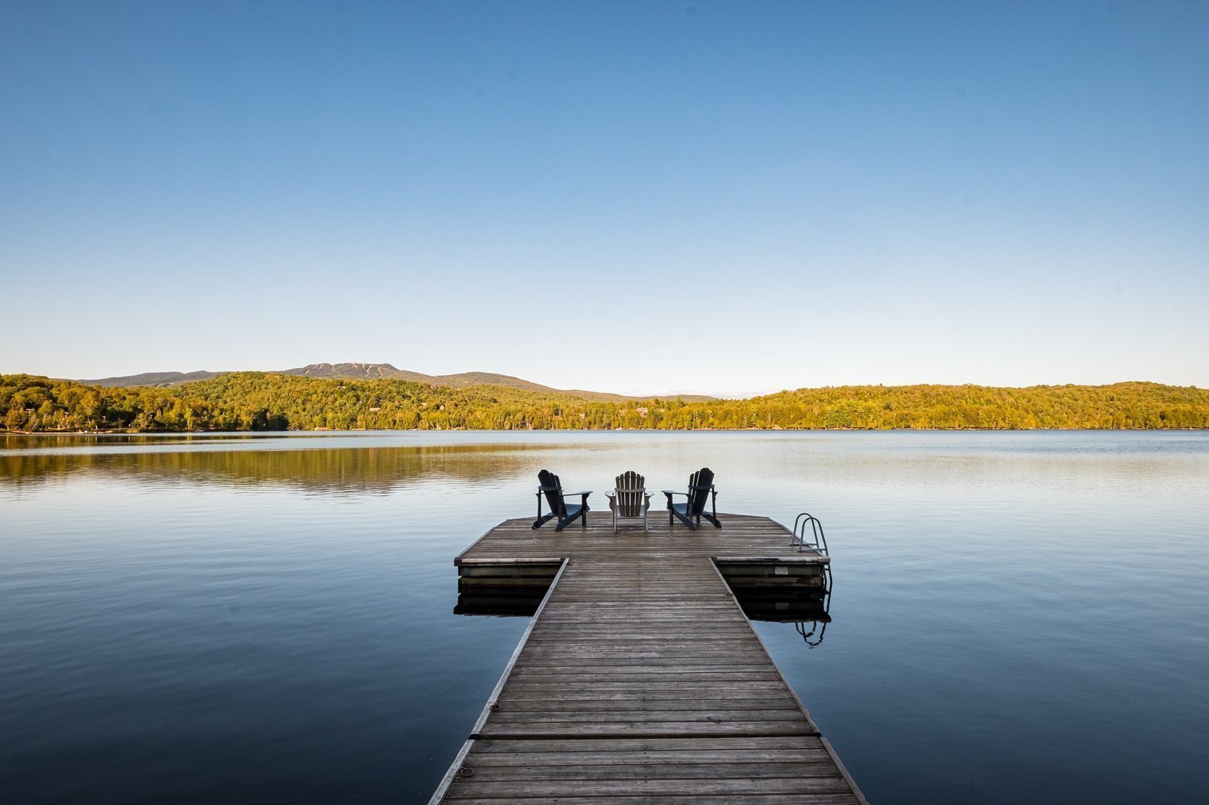 Accès Lac Ouimet Lac Ouimet access in MontTremblant, Canada for sale