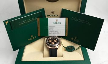 Rolex Daytona Cosmograph 116515LN 18 Ct Everose Gold Pink and Black Dial