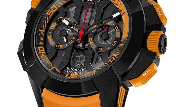 Jacob & Co Epic X Chrono Titanium Orange EC313.21.SB.BO.E (Retail: HK$260,000) (10962245)