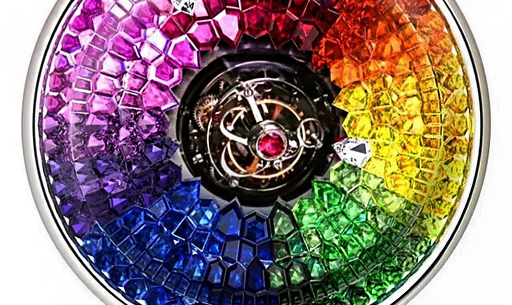 Jacob & Co. 捷克豹 [NEW MODEL] Brilliant Mystery Rainbow Tourbillon