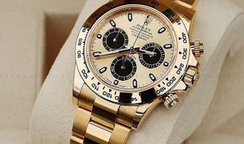 Rolex Daytona Cosmograph 116508-0014 18 Ct Yellow Gold Champagne and Black Dial