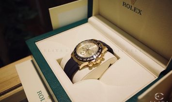 Rolex Daytona Cosmograph 116518LN-0042 18 Ct Yellow Gold and Champagne Coloured Dial