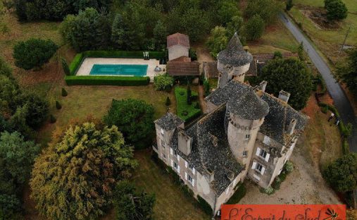Chateau in Cransac-les-Thermes, Occitania, France 1