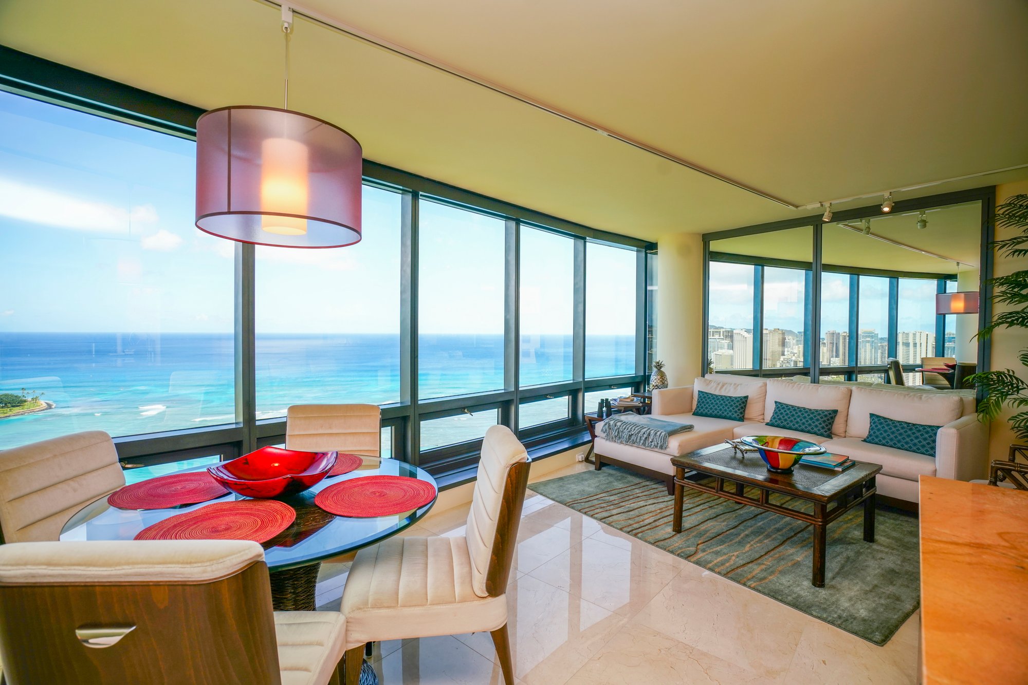 Ocean Views, Luxury Nauru Towers Condo Ala Moana in Honolulu, HI