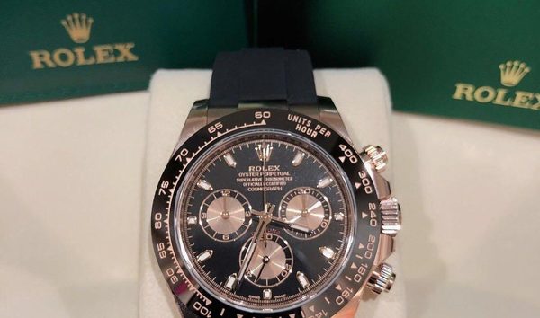 Rolex Daytona Cosmograph 116515LN-0017 18 Ct Everose Gold Black and Pink Dial (10955247)
