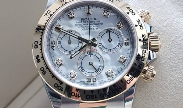 Rolex Daytona Cosmograph 116503-0007 Yellow Rolesor Diamond Set White Mother-Of-Pearl Dial (10955187)