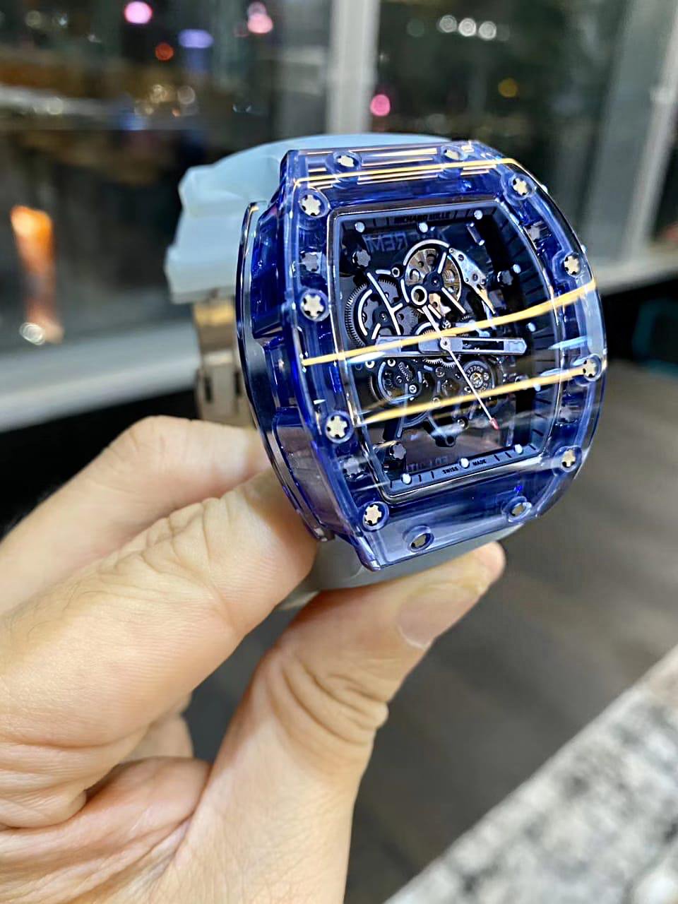 Richard Mille [NEW] RM 055 Blue Sapphire By Aet Remould in