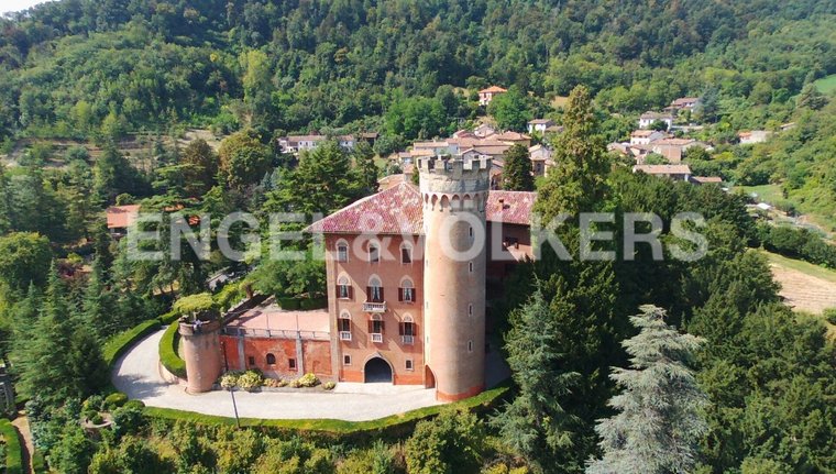 The Castle Of Serralunga Di Crea Italy