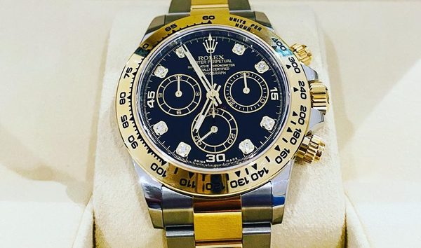 Rolex Daytona Cosmograph 116503-0008 Oystersteel and 18 Ct Yellow Gold Diamond Set Black Dial (10955194)