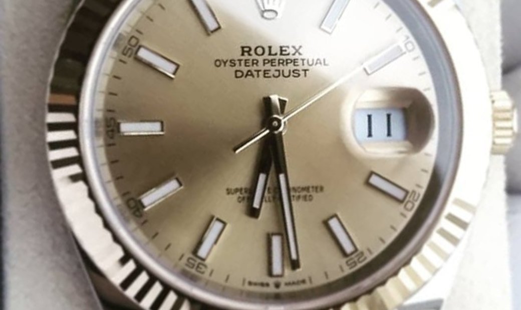 Rolex Datejust 41 126333-0010 Yellow Rolesor Champagne Colour Dial