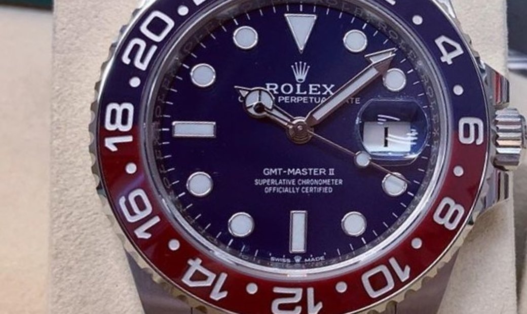 Rolex GMT-Master II 126719BLRO-0003 "Pepsi" White Gold Blue Dial