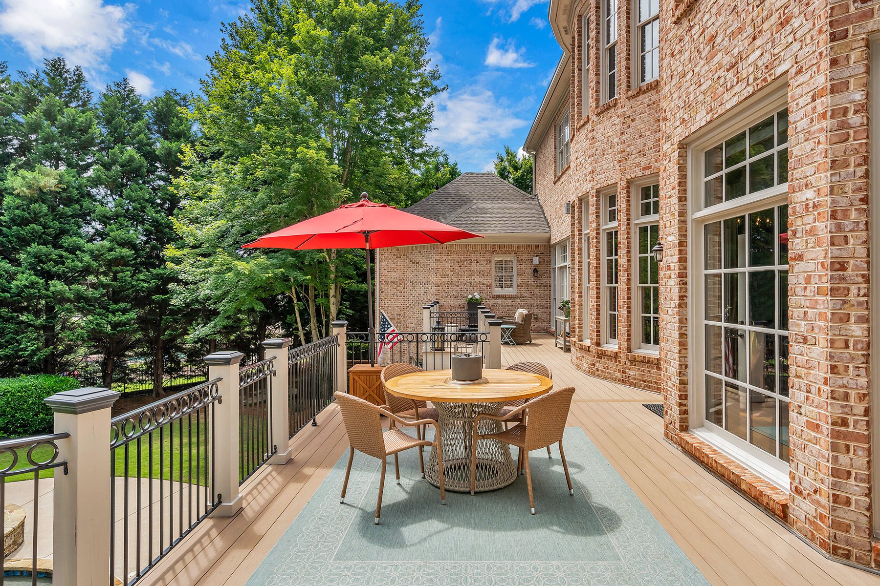 Exceptional Jack b Custom Home In Gated White in Milton, GA, United