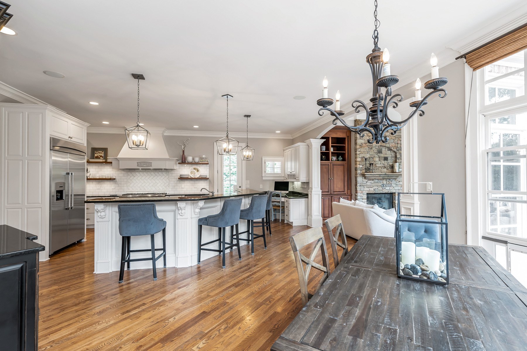 Exceptional Jack b Custom Home In Gated White in Milton, GA, United