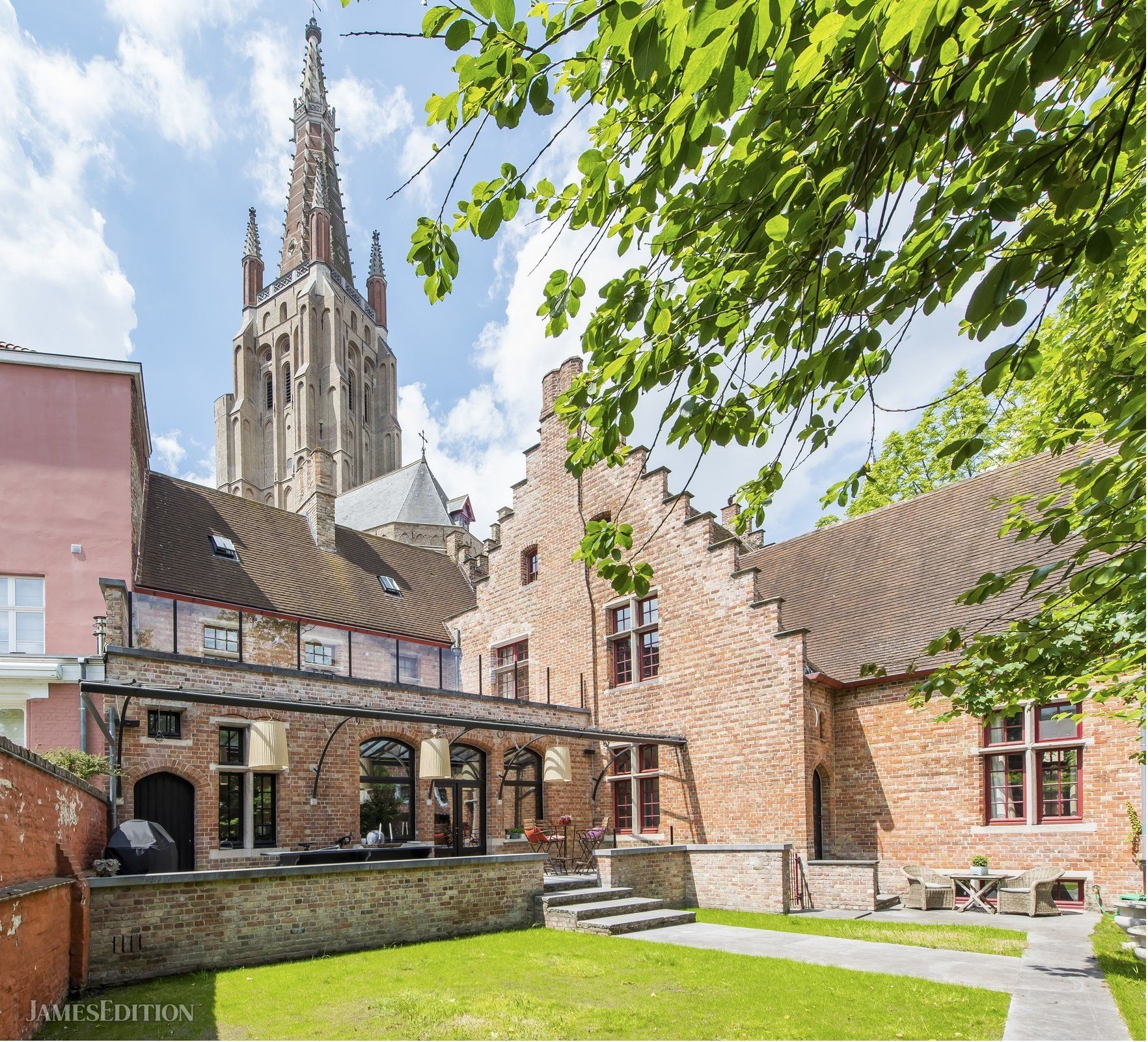 Stylish mansion on the waterfront in Bruges in Brugge, Belgium for sale