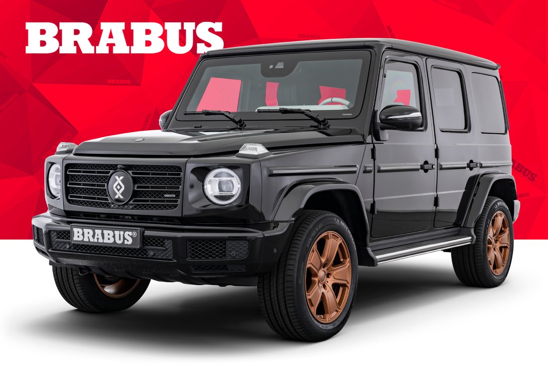 Brabus Badge 3D Painted For Front Grille Distronic Shield