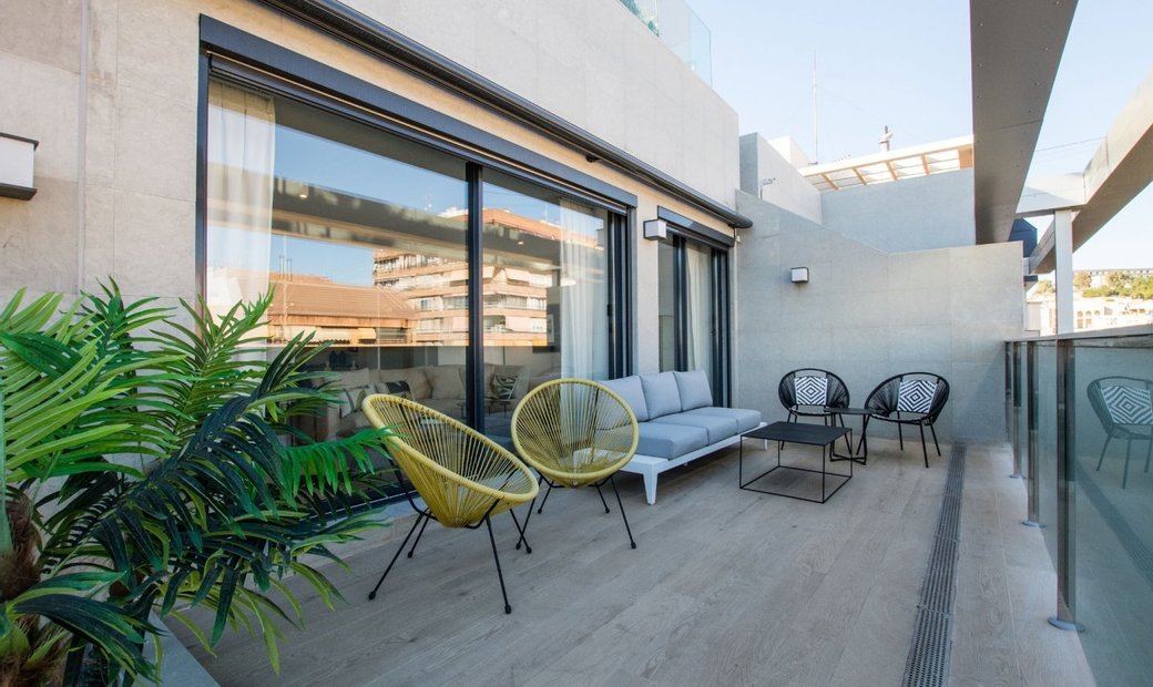 Alicante Penthouse I Alicante, Valencia, Spanien Till Salu (10973492)