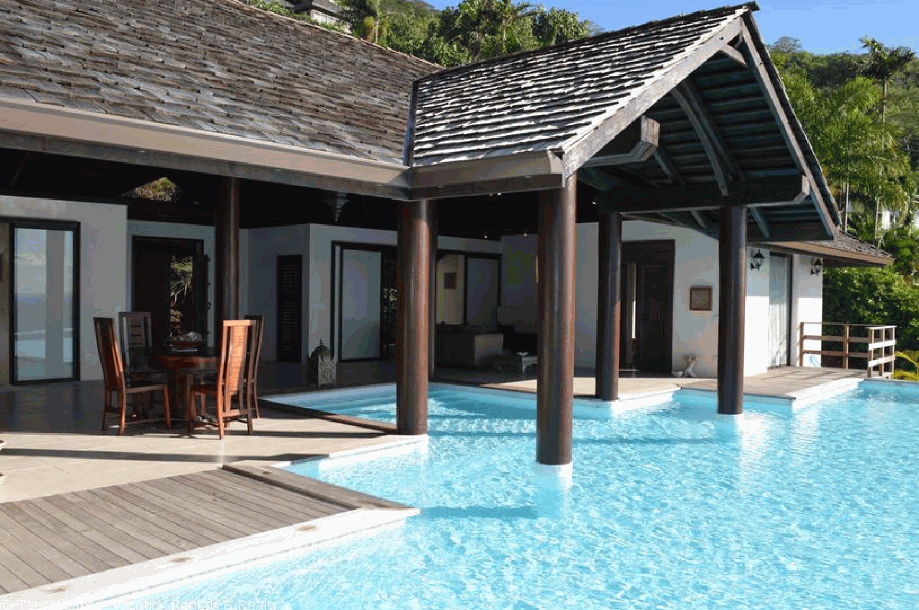 Exceptional Villa With Indoor/Outdoor Pool à Teavaro Moorea, French