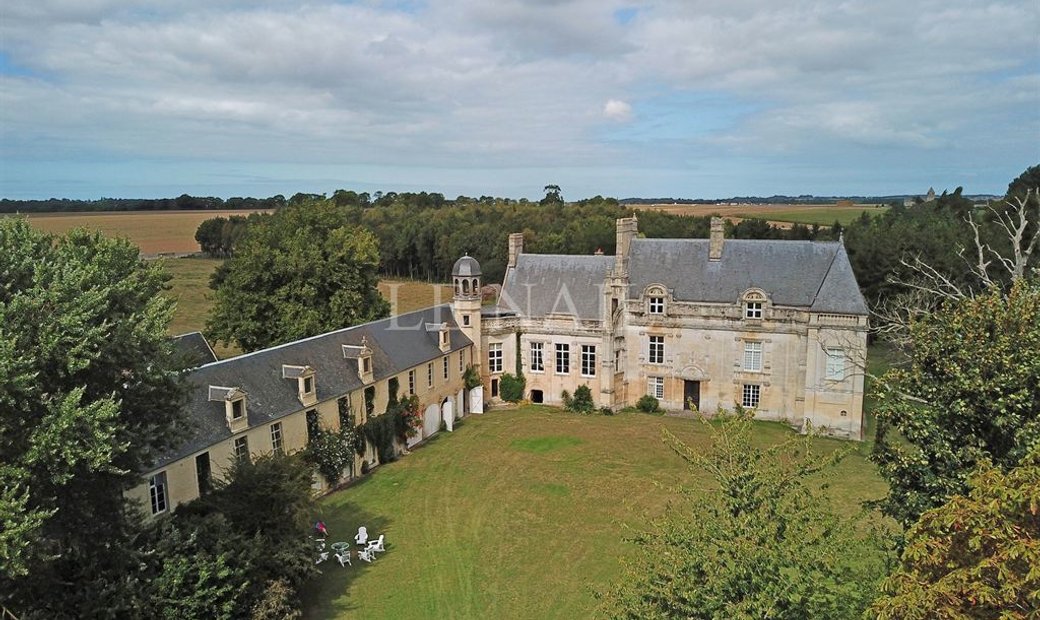 Exceptional Listed Renaissance Chateau For Sale In Normandy. In Caen