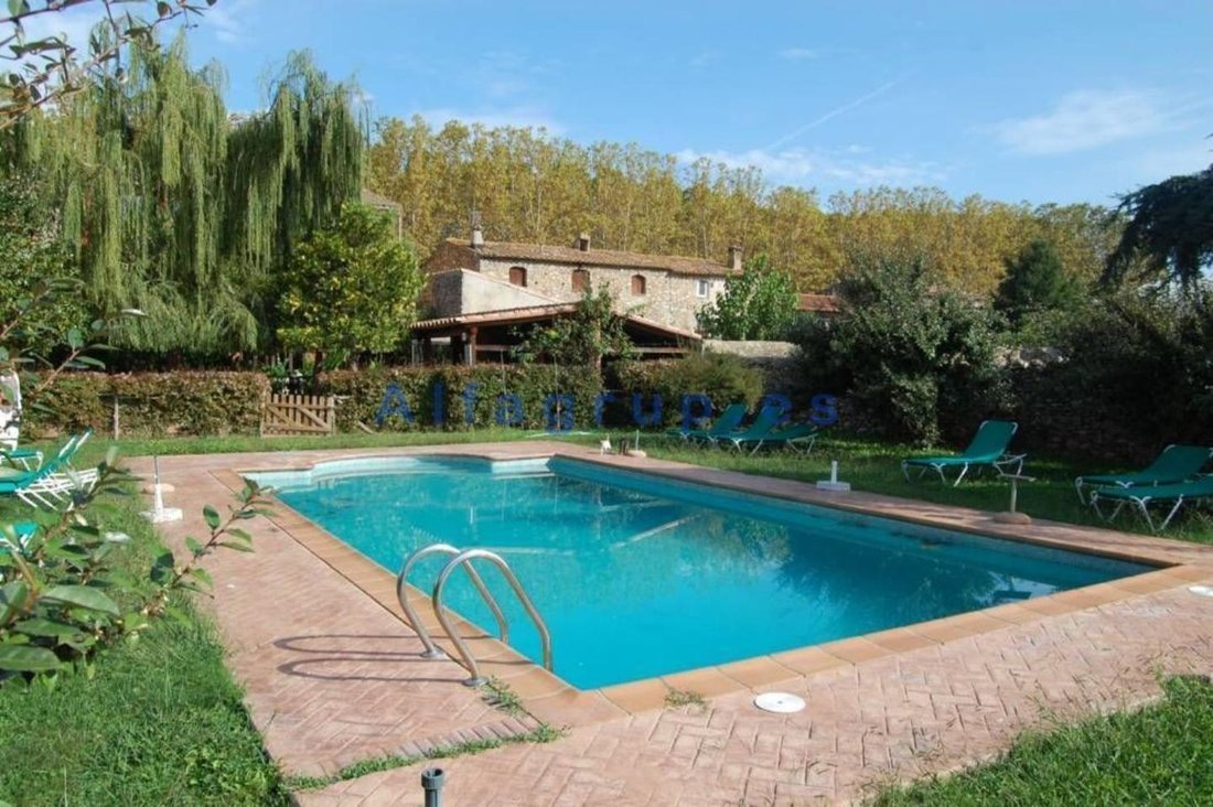 La Cellera De Ter Farmhouse In La Cellera De Ter, Catalonia, Spain For