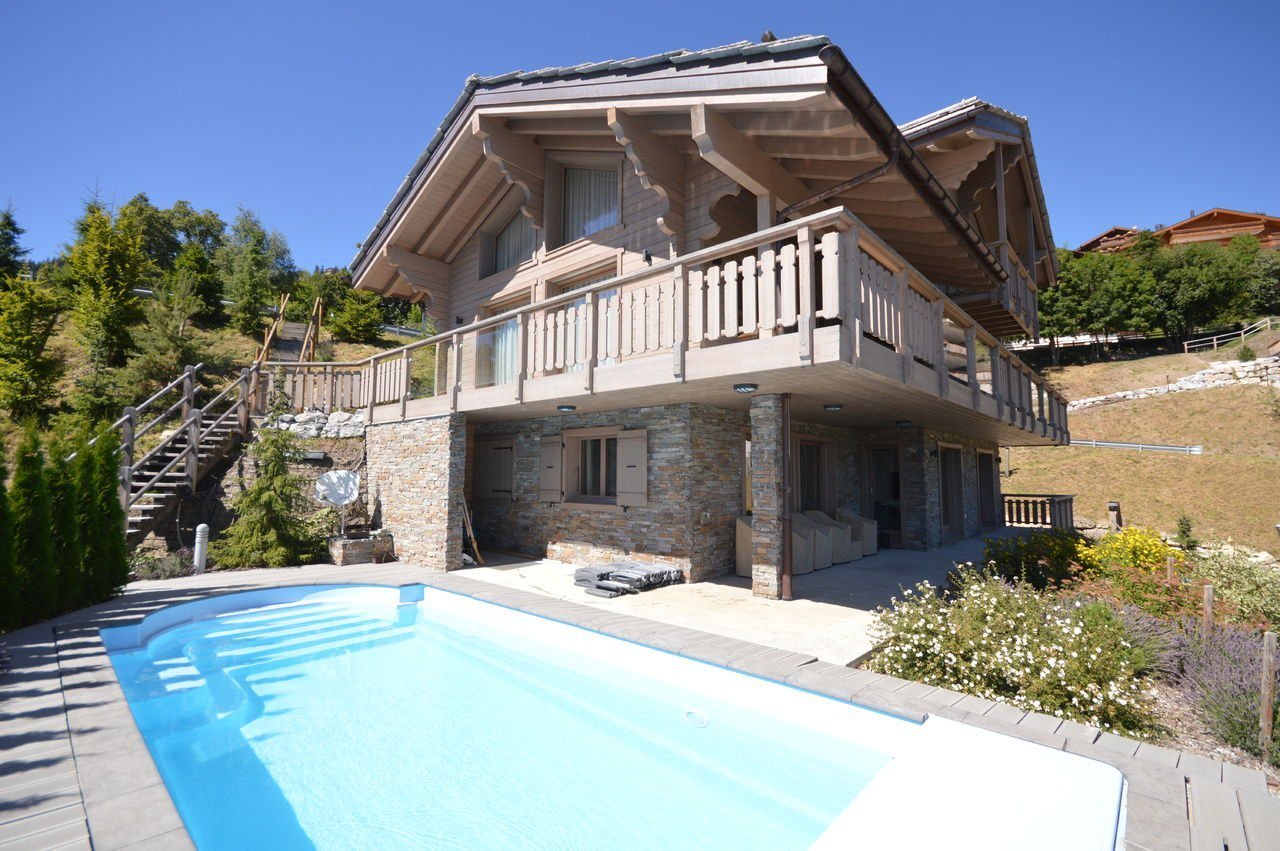 Magnificent Chalet With Outdoor Pool In Crans Montana, Valais, Switzerland For Sale (10752550)