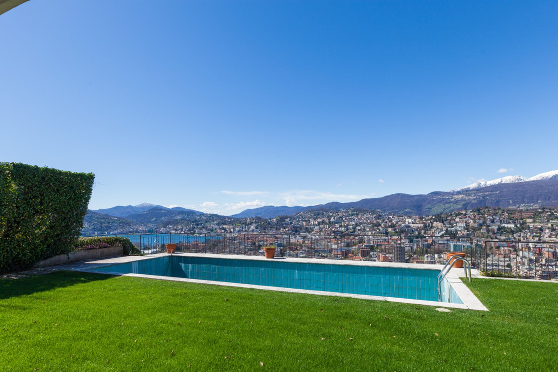Villa With Breathtaking Lake View In Lugano In Lugano, Switzerland For