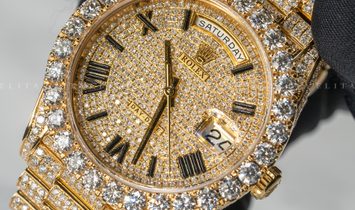 Rolex Day-Date 40 228238 Bespoke Full Diamond Set