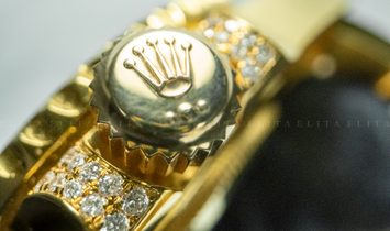 Rolex GMT Master II 116718BK Diamond, Sapphire and Ruby Set by ELITA