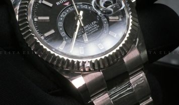 Rolex Sky-Dweller 326934-0005 Oystersteel and White Gold Black Dial